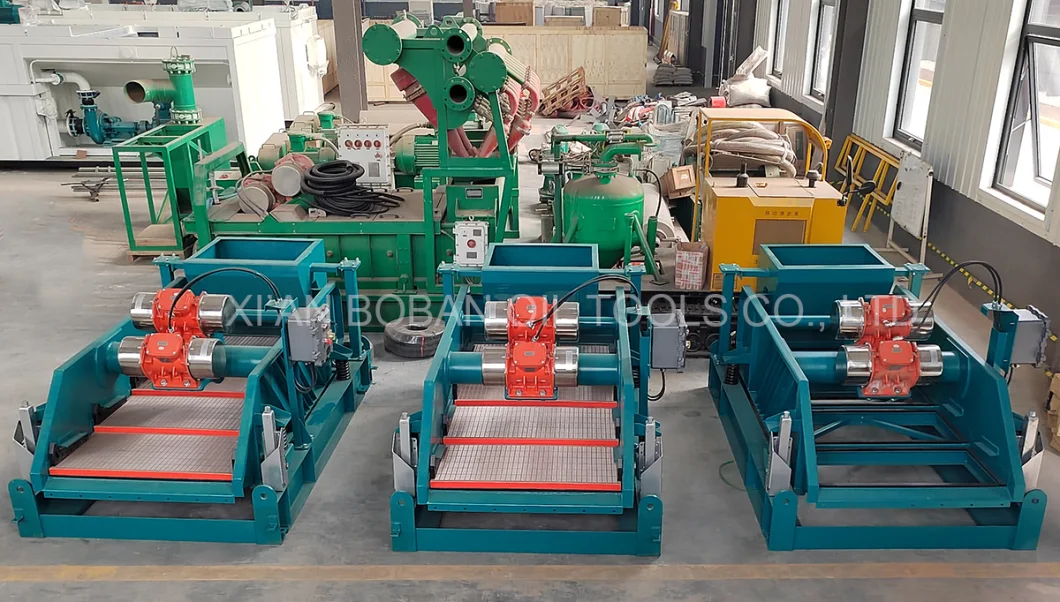 Drilling Rig Mud Solid Control Linear Motion Shale Shaker Bbls703