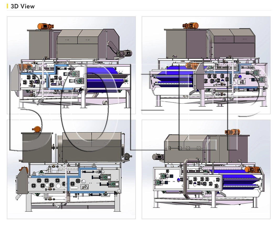 Mechanical Filter Press Sludge Dewatering Methods Wastewater Treatment Technologies