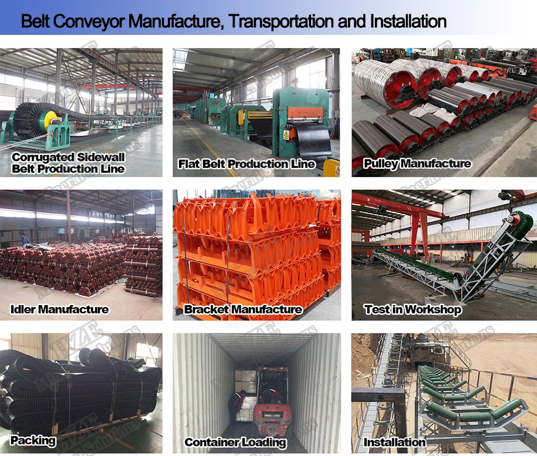 Mining Belt Conveyor Gold Ore Conveying Equipment